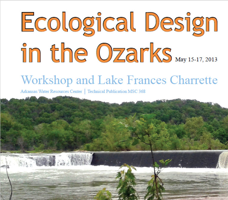 cover of Ecological Design in the Ozarks report