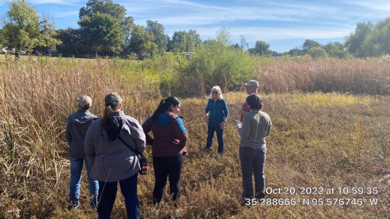 Choctaw Nation Environmental Services visits Eufaula Wetland Park