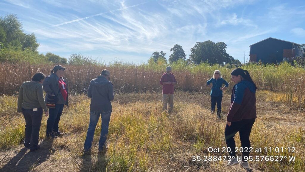 Choctaw Nation Environmental Services visits the Eufaula Wetland Park